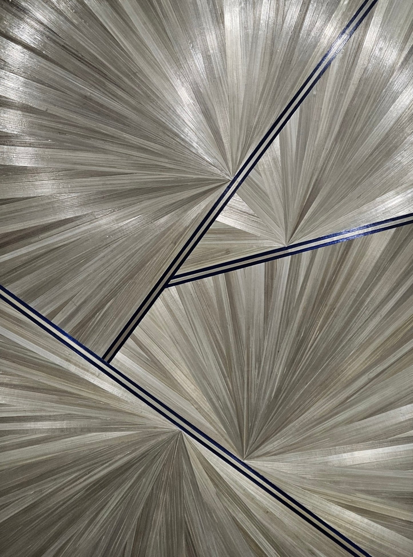 Mélody Paris, Grand Beige, marqueterie de paille, 80x60cm