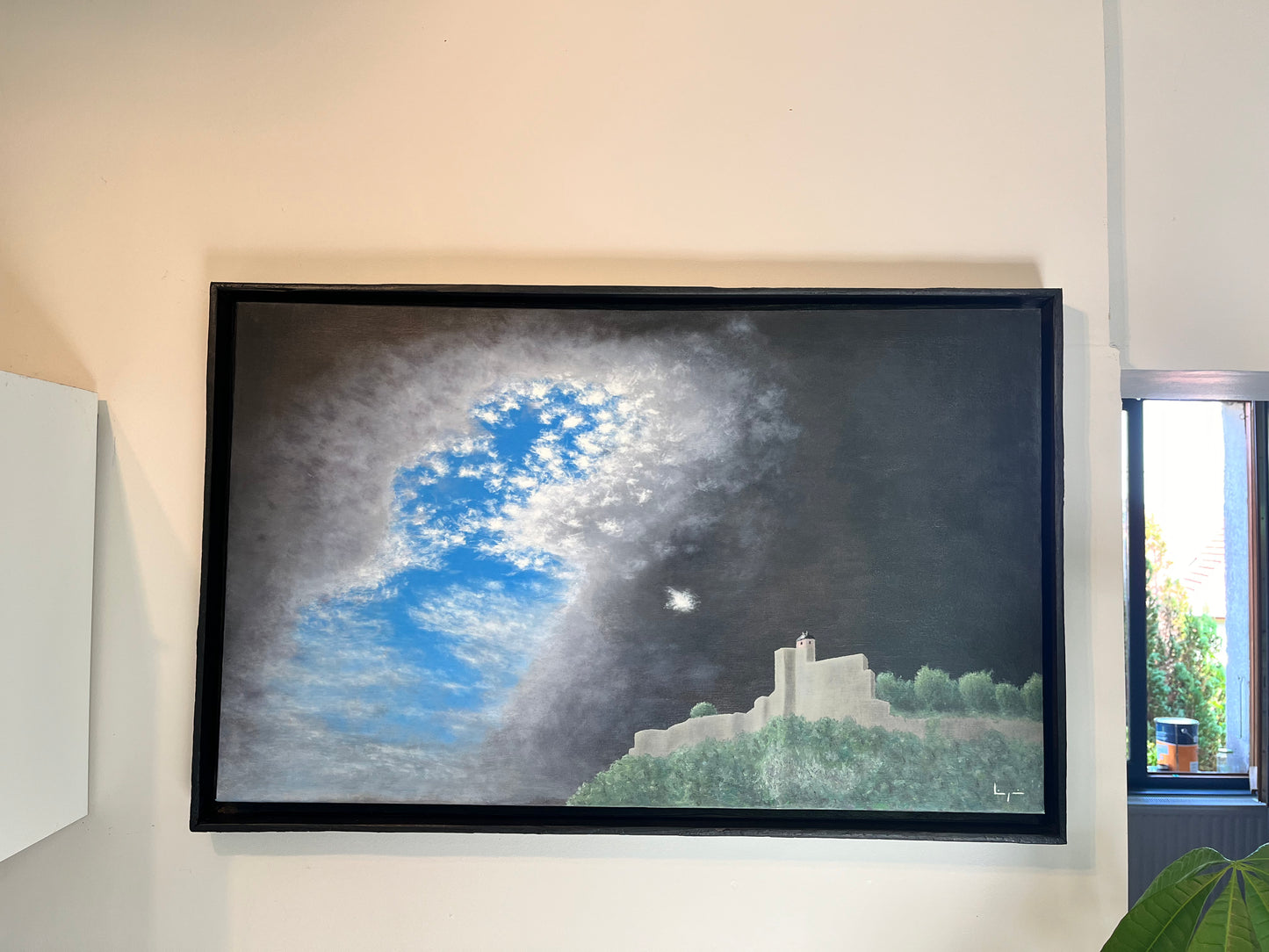 Thomas Liégeois, "La Citadelle de Besançon" : 80x50cm encadré.