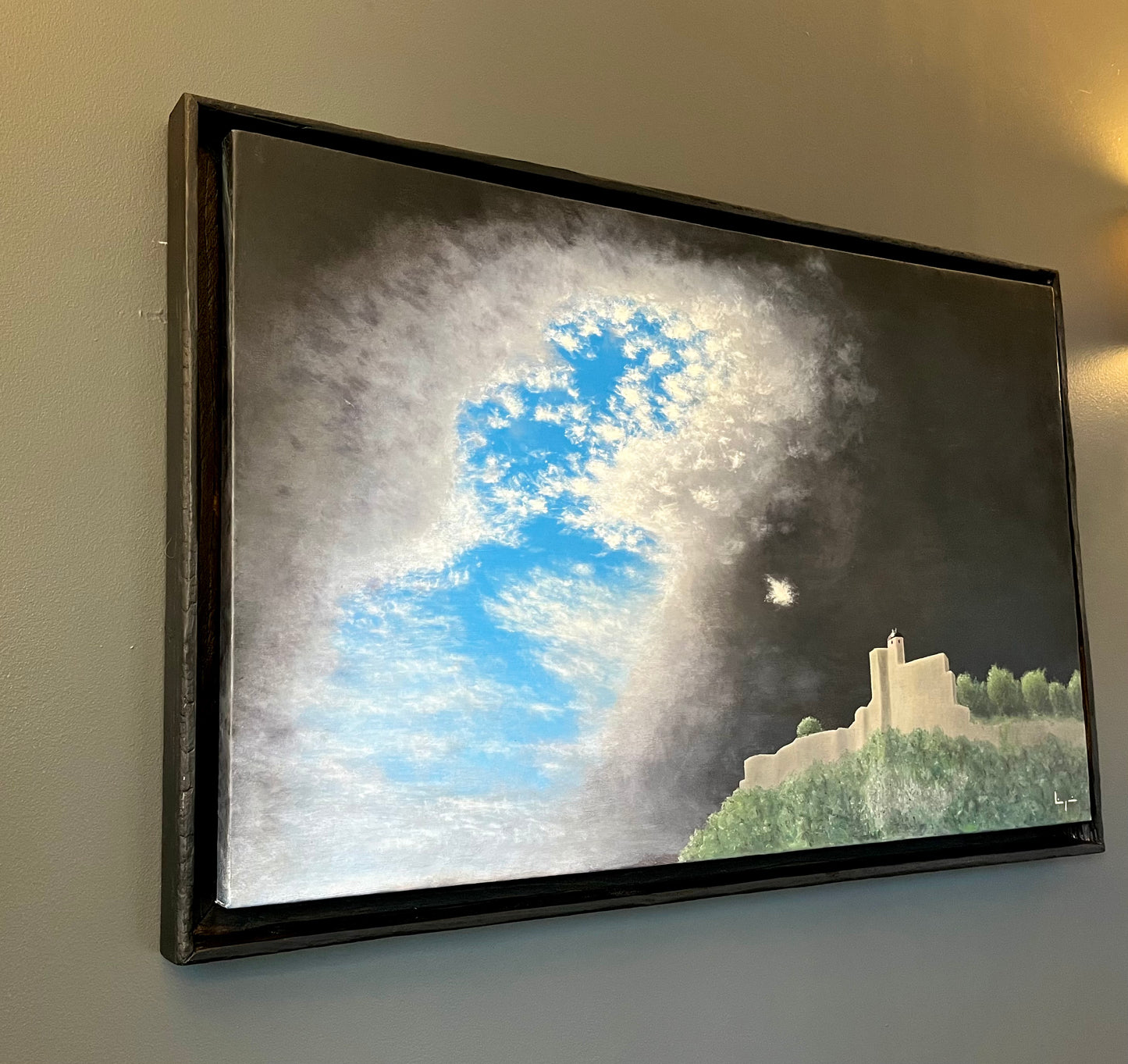 Thomas Liégeois, "La Citadelle de Besançon" : 80x50cm encadré.