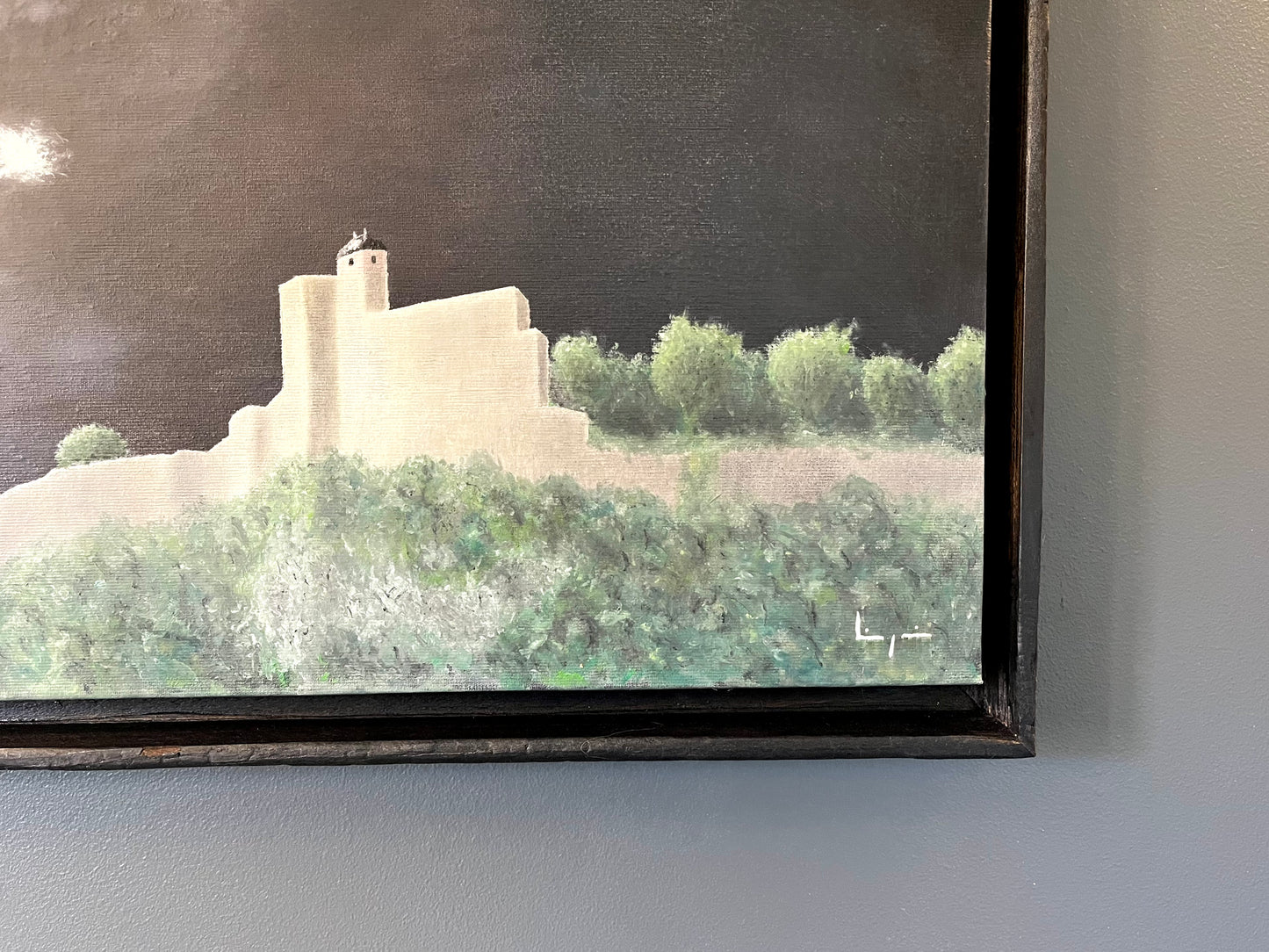 Thomas Liégeois, "La Citadelle de Besançon" : 80x50cm encadré.