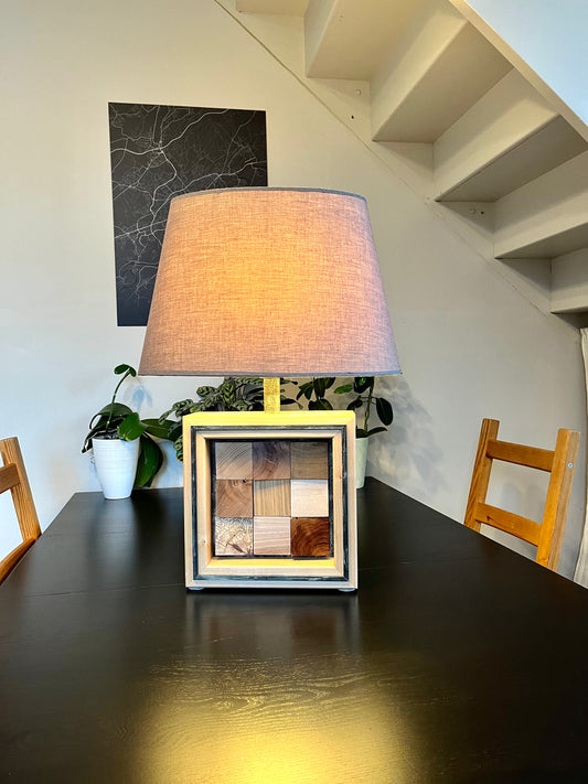 René Lietta, lampe de salon, ébénisterie d’art